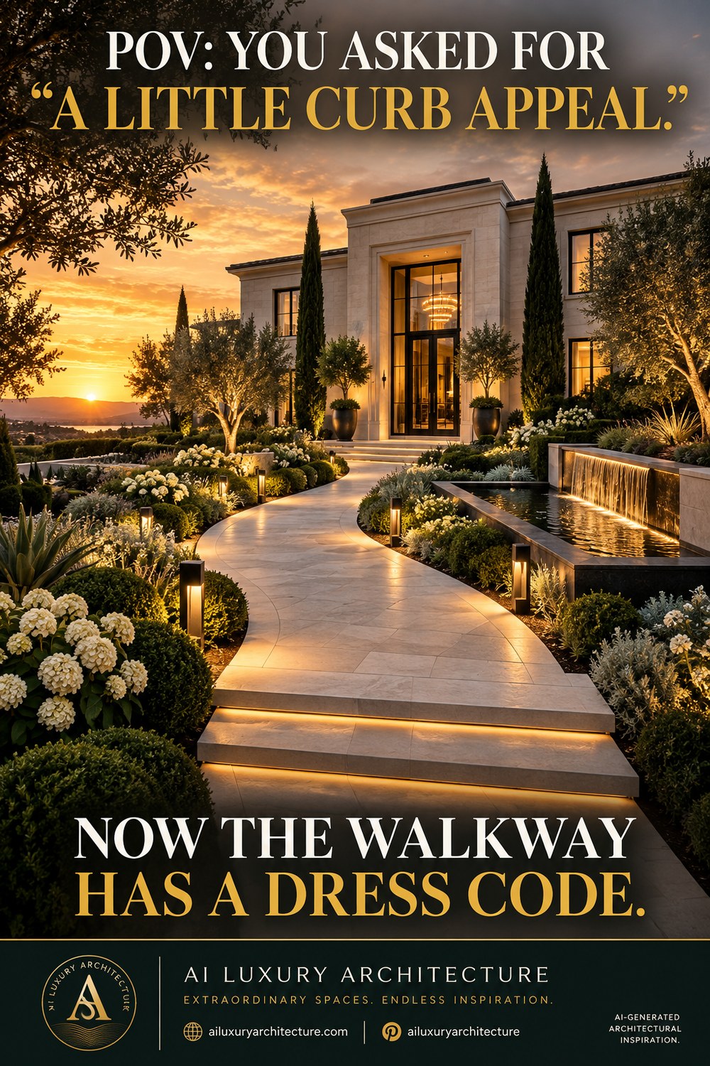 When “A Little Curb Appeal” Becomes Full Luxury Landscaping
