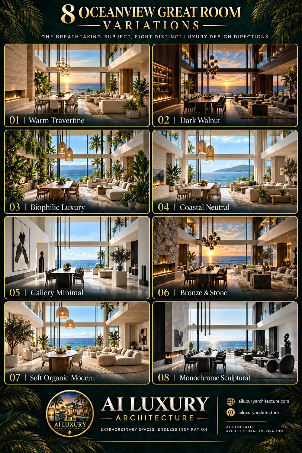 8 OCEANVIEW GREAT ROOM VARIATIONS