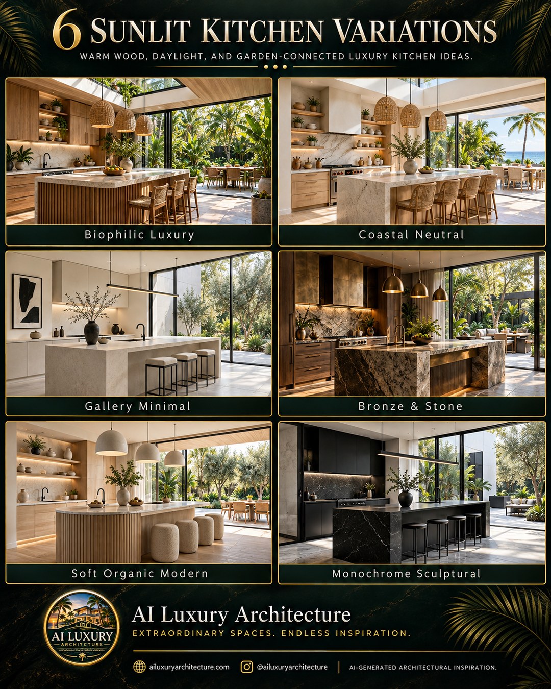 6 SUNLIT KITCHEN VARIATIONS