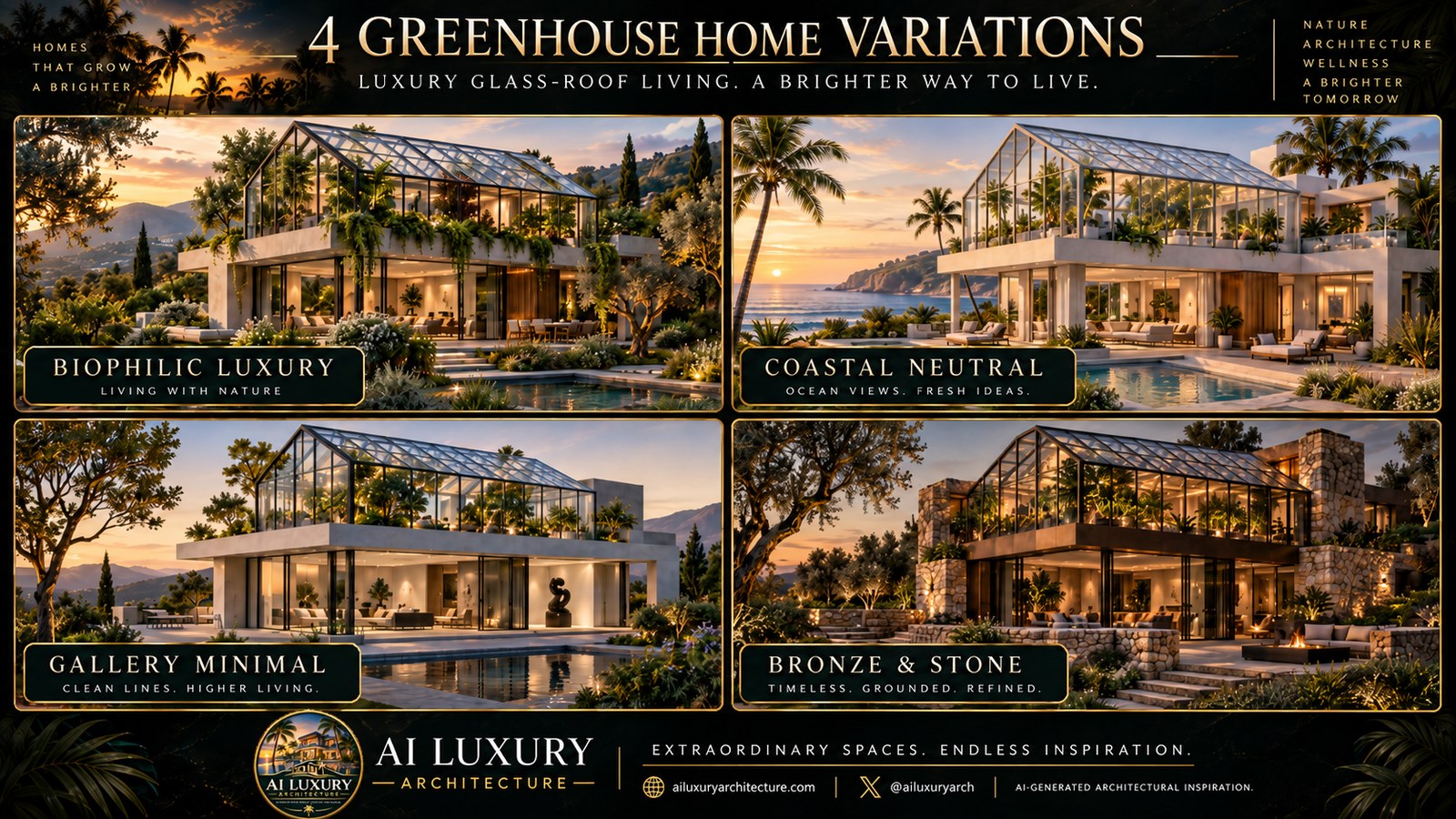 4 GREENHOUSE HOME VARIATIONS