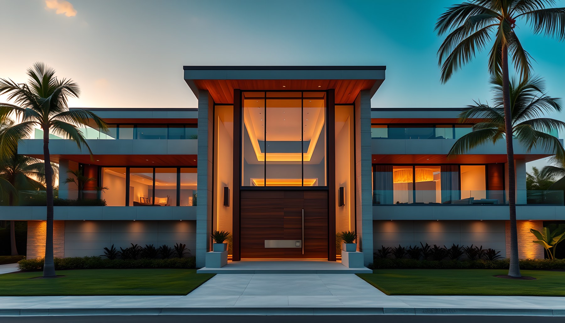 AI-generated Front Exterio architecture scene
