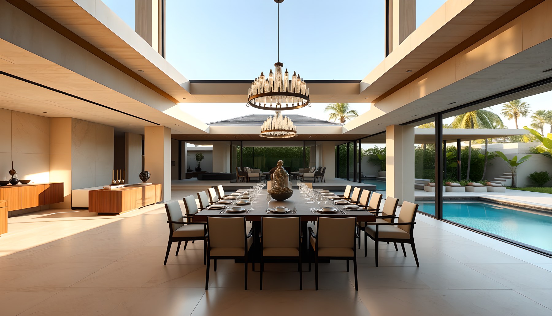 AI-generated Dining Room architecture scene