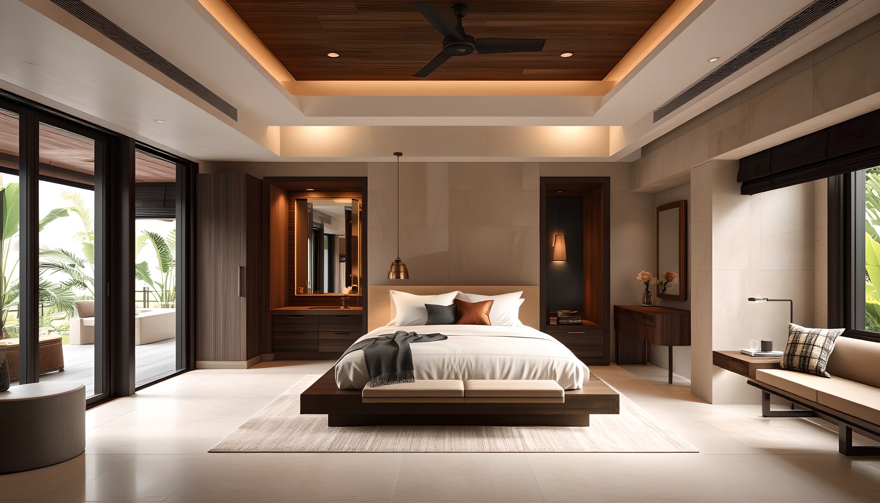 AI-generated Guest Suite architecture scene