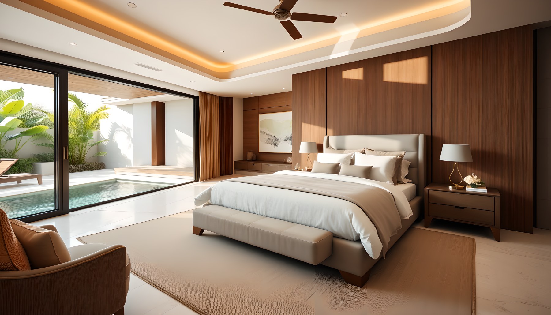 AI-generated Primary Bedroom architecture scene
