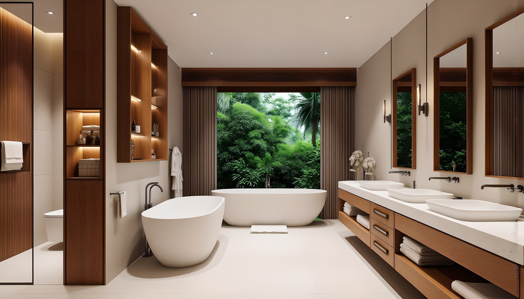 AI-generated Primary Bathroom architecture scene