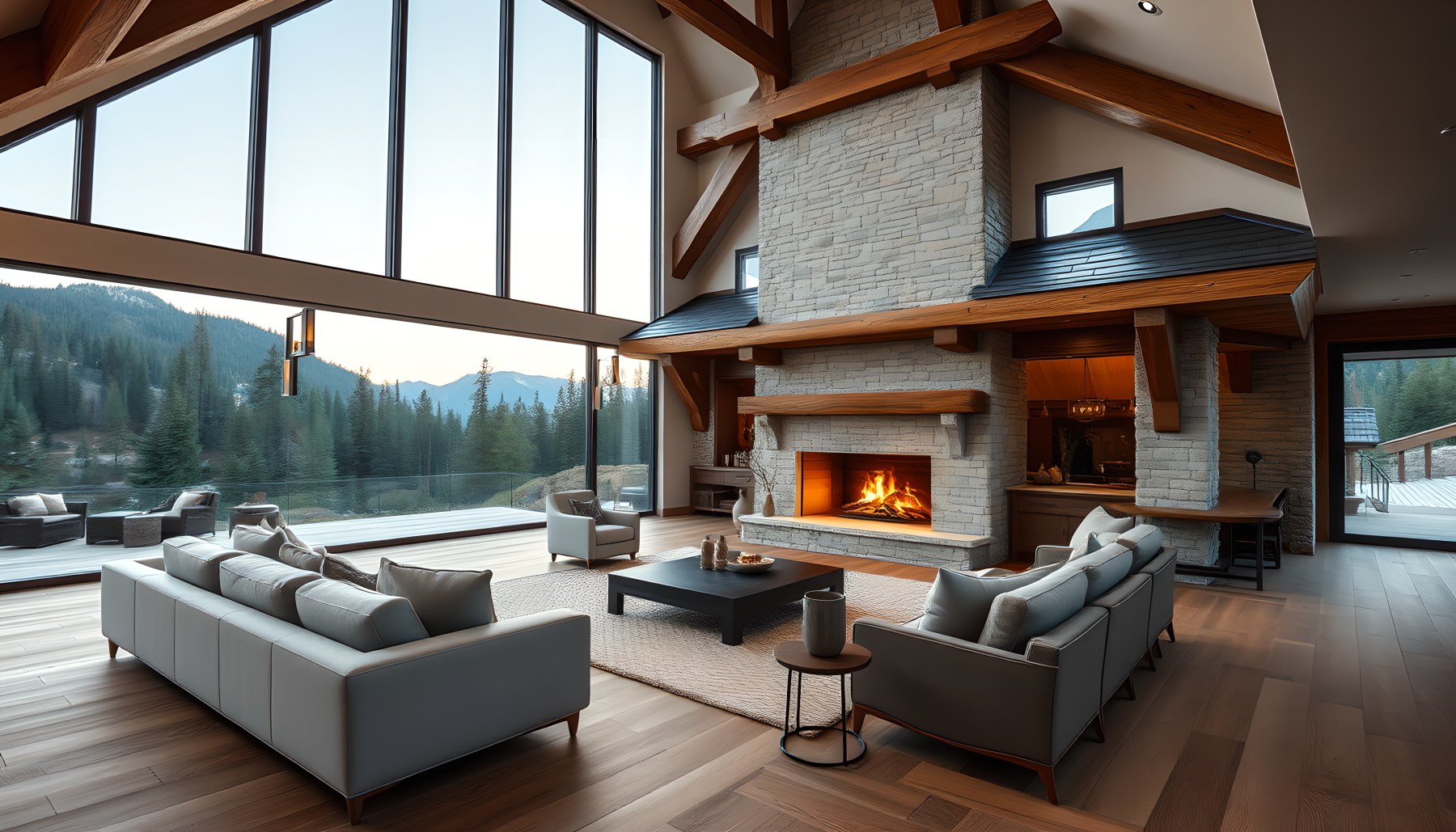 AI-generated Living Room architecture scene