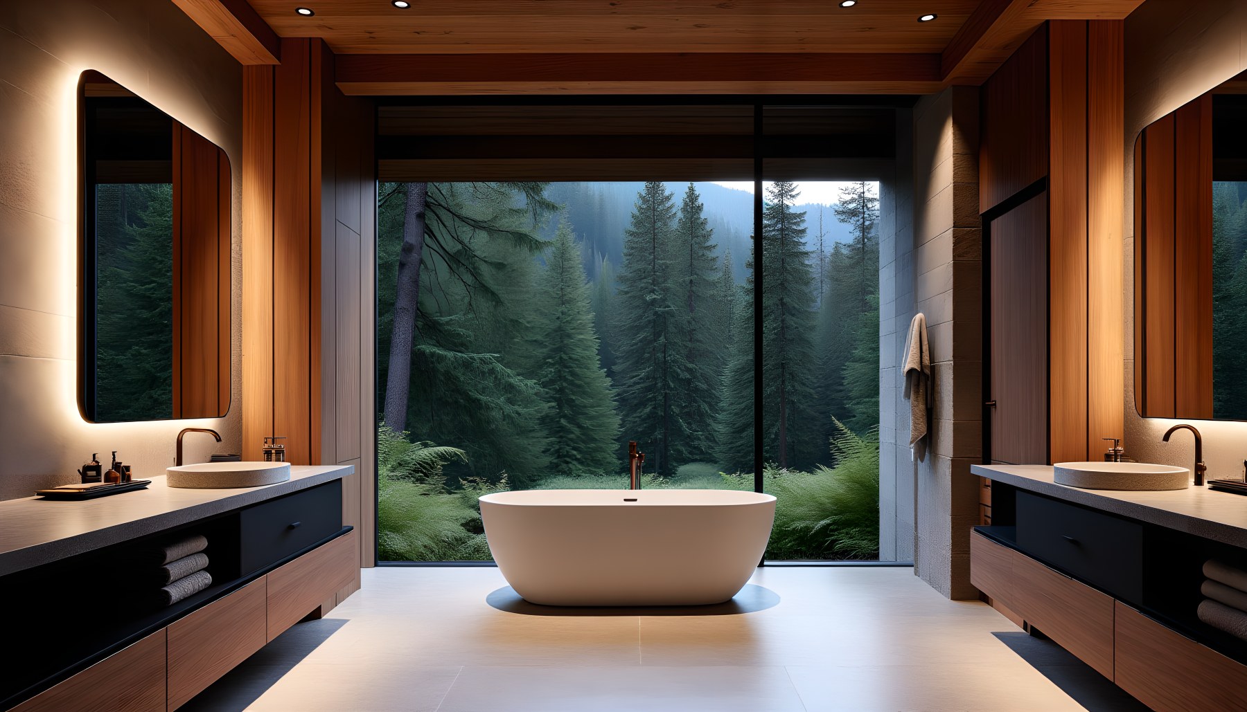 AI-generated Primary Bathroom architecture scene