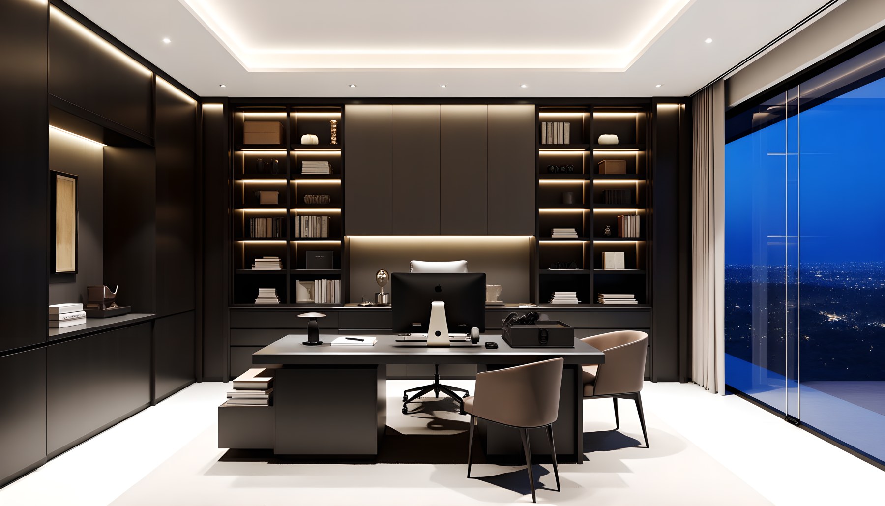 AI-generated Home Office architecture scene