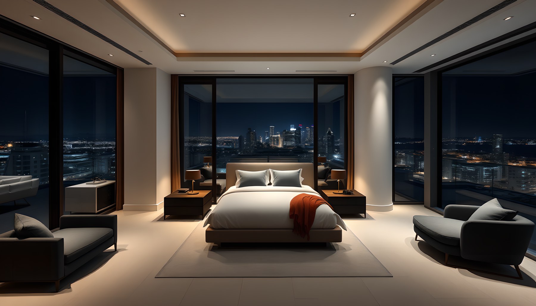 AI-generated Primary Bedroom architecture scene