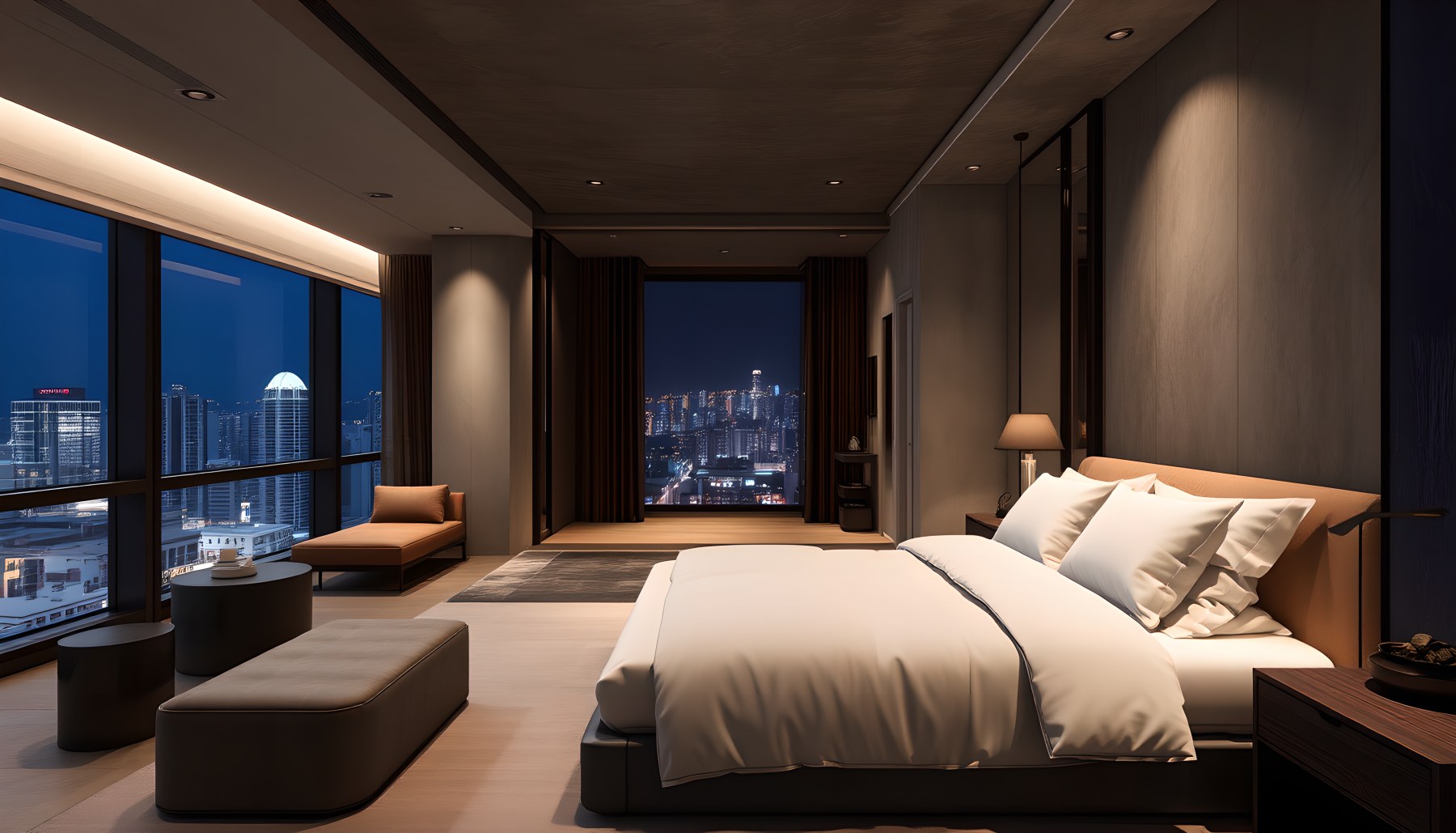AI-generated Guest Suite architecture scene