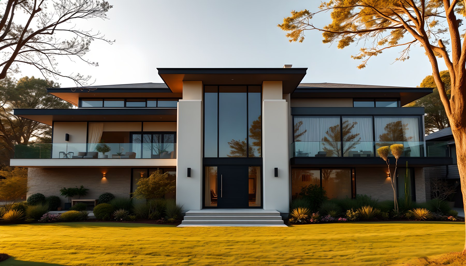 AI-generated Front Exterio architecture scene