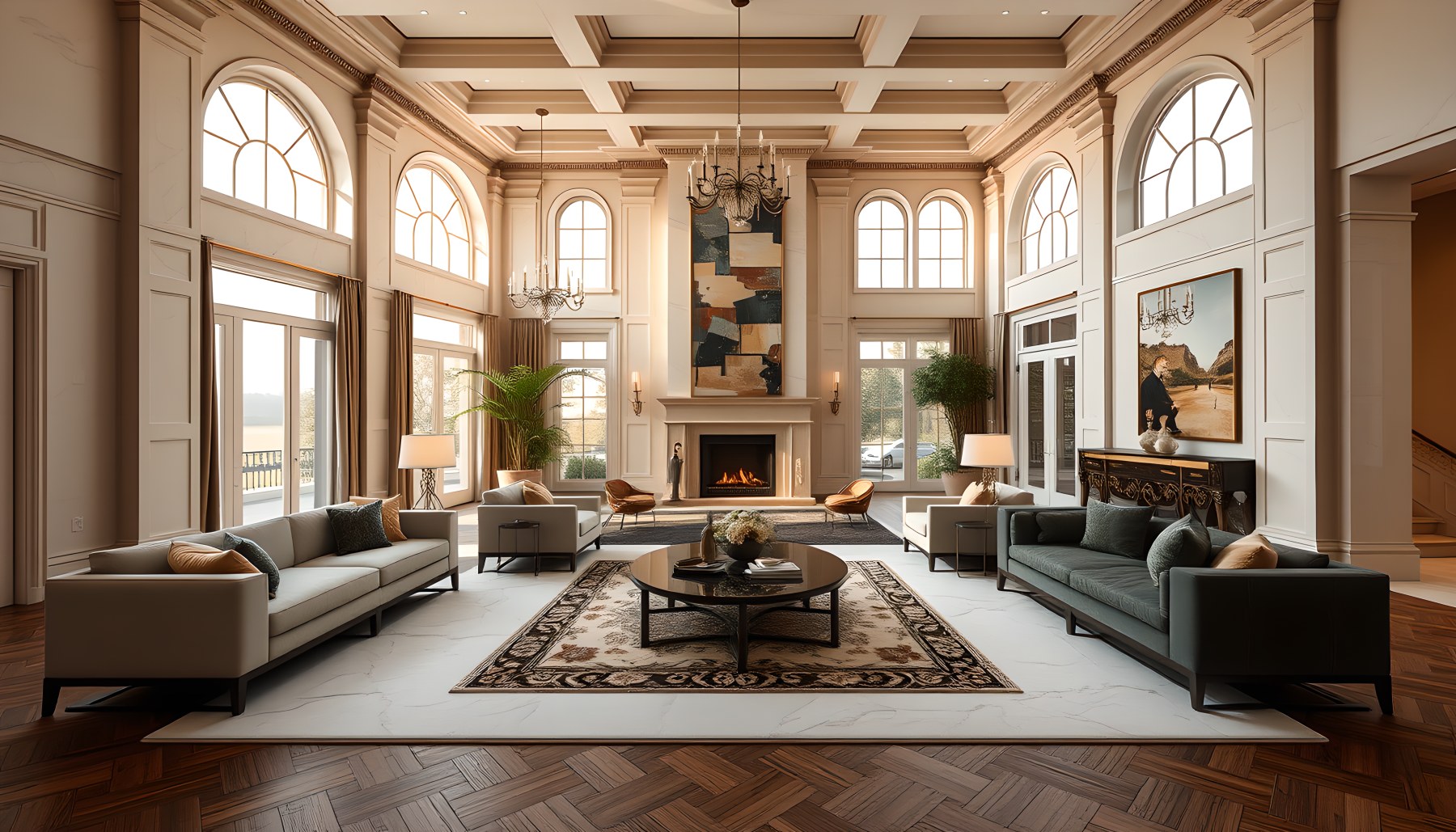 AI-generated Living Room architecture scene