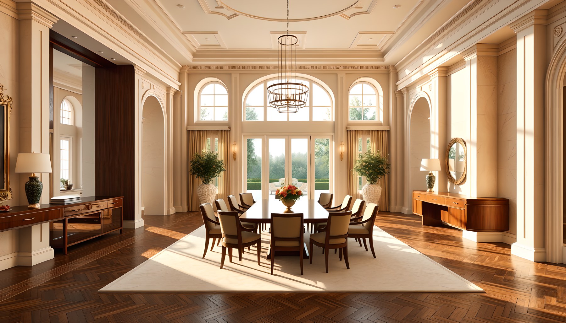 AI-generated Dining Room architecture scene