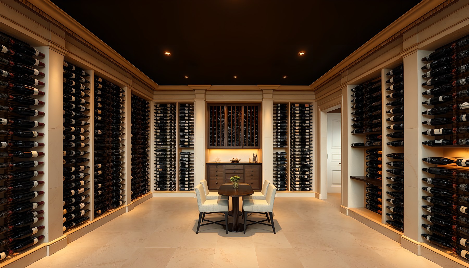 AI-generated Wine Cella architecture scene