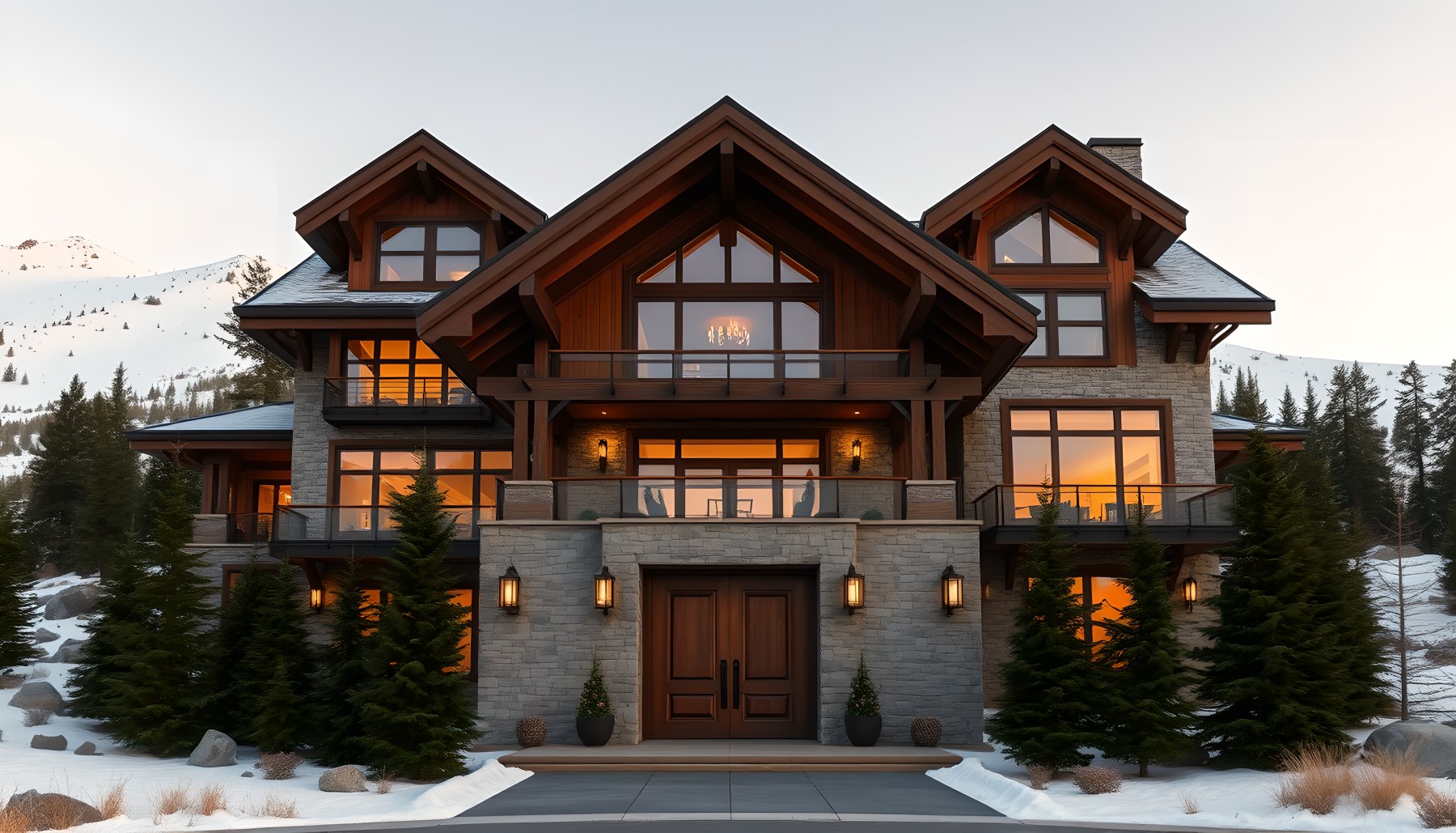 AI-generated Front Exterio architecture scene
