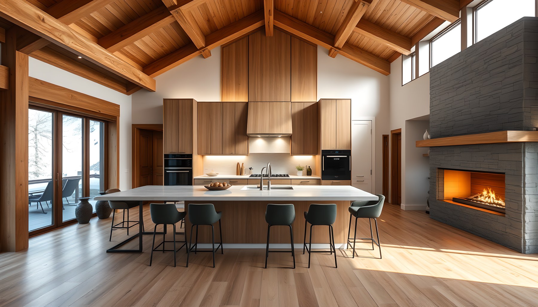 AI-generated Kitche architecture scene