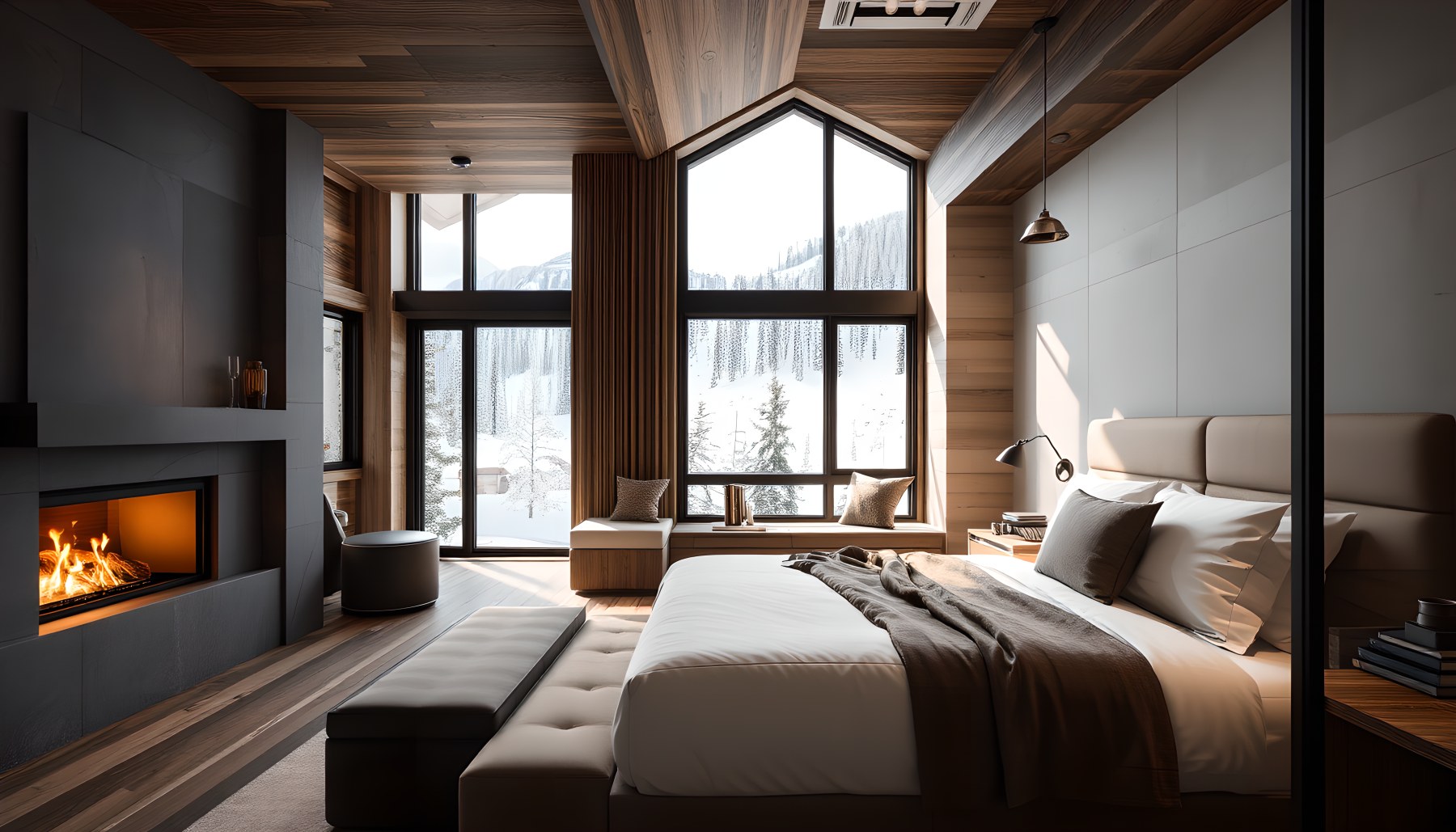 AI-generated Guest Suite architecture scene